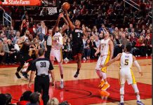 Rockets ganan 148-142 a Lakers en 2 TE; Harden se lesiona