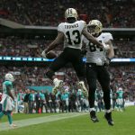 Saints se desperezan y blanquean a Dolphins en Londres