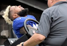 Odell Beckham se pierde resto de la temporada