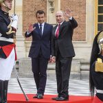 Macron recibe a Putin en Versalles