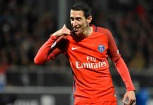 Con doblete de Di María, PSG sigue al acecho de Mónaco