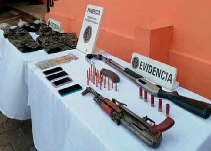 honduras, captura, pandillero, armamento militar, droga,