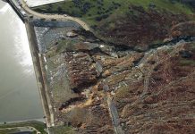Reportan progreso en reparación de presa en California