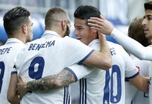 Benzema y James se reencuentran en triunfo del Madrid