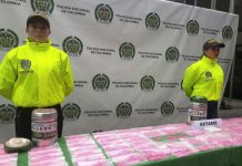 Incautan en Bogotá 10 mil pastillas de éxtasis en latas de cervezas