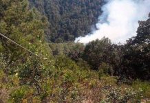 Un muerto tras estrellarse helicóptero militar en México