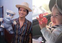 Bebé se contagia al ritmo de Bruno Mars