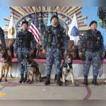 Policía de Guatemala jubila a cuatro agentes caninos antinarcóticos