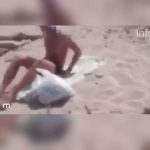 Grabó al hombre que se masturbaba en la playa mientras la observaba