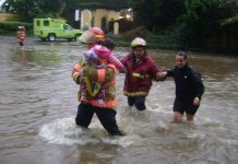 Inundación afecta a 1,320 personas en el suroeste de Guatemala