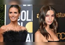 El inesperado beso entre Emily Ratajkowski y Heidi Klum tras los Globos de Oro (VIDEO)