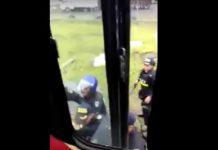 Policías ticos en polémica por apedrear a fanáticos de equipo de fútbol