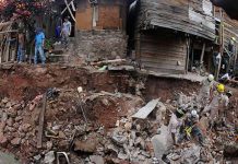 Fuertes lluvias en Honduras dejan tres casas derrumbadas