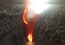Así grabó una cámara GoPro un extraordinario río de lava (VIDEO)