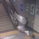 VIDEO IMPACTANTE: Escalera mecánica se traga a una mujer en China