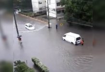 Lluvias provocan inundaciones y congestionamiento vehicular en Panamá
