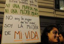 Cientos de uruguayos protestan contra decimonoveno caso de femicidio del año