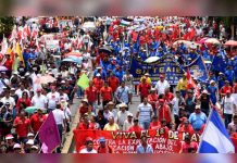 Sindicatos y organizaciones conmemoran Día del Trabajo en El Salvador