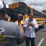 Reporteros mexicanos reciben caravanas del occidente de Nicaragua en celebración del 38/19