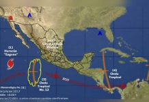 Huracán Eugene se degrada a categoría 1 lejos de costas de México