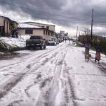 Fuerte lluvia y granizo sorprende a pobladores del occidente de Guatemala