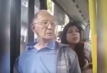 Video: Anciano pervertido eyaculó en brazo de jovencita en pleno autobús