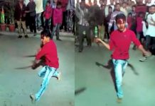 Chavalo casi se «vuela» la cabeza tras practicar danza de espadas