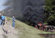 Cinco muertos en un accidente de carretera en el este de Bolivia