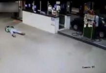 Video: Supuesto asaltante muere tras ser baleado en una gasolinera en Brasil