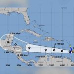 Tormenta Harvey se dirige hacia Centroamérica