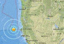 Se registra sismo de 5,7 en la costa de California