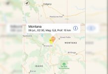 Temblor magnitud 5,8 sacude el oeste de Montana (EE.UU.)