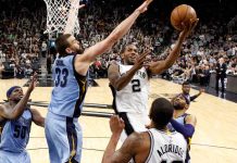 Leonard brilla con 37 puntos y Spurs toman ventaja de 2-0