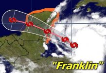 Se forma en el Caribe la tormenta tropical Franklin
