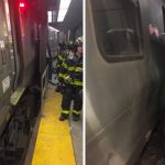 Al menos 34 heridos tras descarrilar un metro en NY