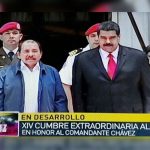 Presidente Daniel participa en homenaje a Hugo Chávez en Venezuela