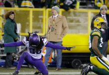 Vikings blanquean a Packers por 16-0 y buscan el descanso