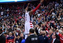 John Wall anota 42 puntos y Wizards eliminan a Hawks