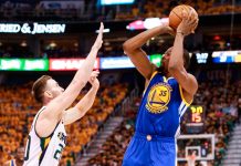 Durant guía a Warriors a tomar ventaja de 3-0 frente a Jazz
