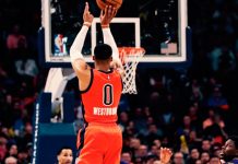 Westbrook anota 41 puntos en triunfo de Thunder