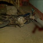 Motociclista se estrella contra el portón de una vivienda en managua policia nacional, accidente, motociclista, nicaragua,