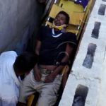 Albañil casi pierde la vida cuando trabajaba en el segundo piso de una construcción en Jinotepe