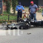 Mala maniobra de motociclista provocó un accidente de tránsito en Jalapa nicaragua, jalapa, accidente, lesiones,