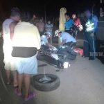 Managua: Motociclista lesionado tras perder el control de su moto en Villa Roma