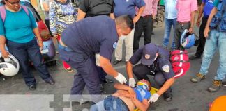 Nicaragua, Managua, accidente de tránsito, persona lesionada,