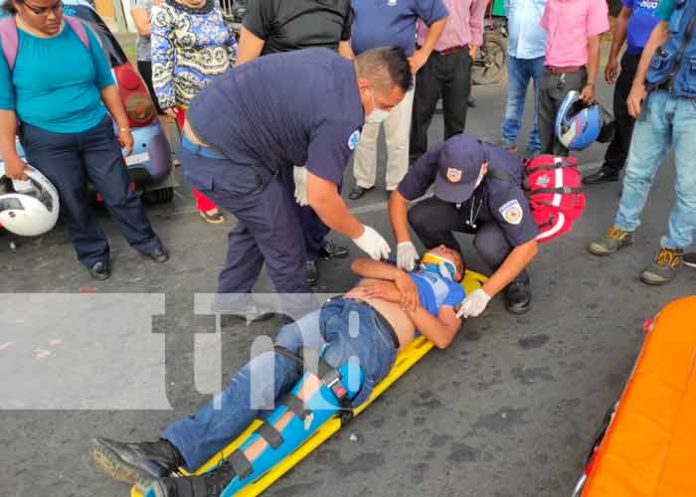 acc3 Nicaragua, Managua, accidente de tránsito, persona lesionada,