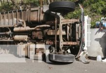 Camión sin frenos se estrella en la carretera Boaco-Río Blanco nicaragua, camion, accidente, boaco, rio blanco,