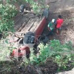 Conductora y acompañantes vivas de milagro tras accidente en Tipitapa accidente, Tipitapa, Nicaragua, lesionada,