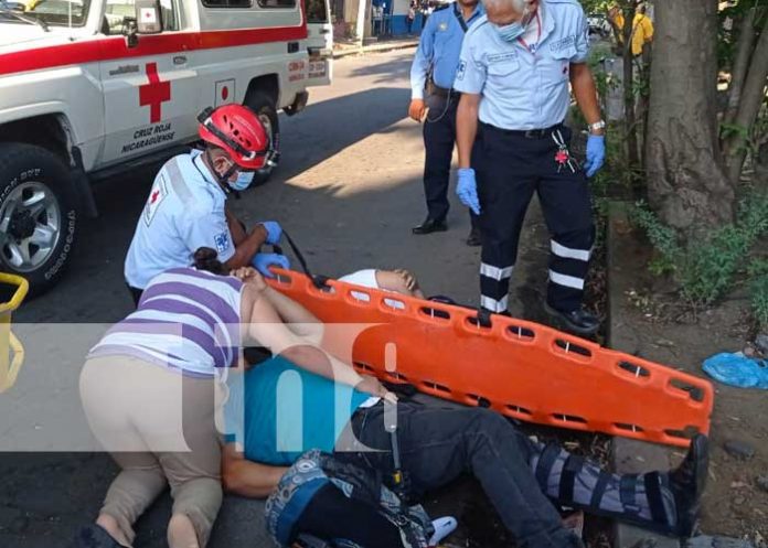 nicaragua, accidente, managua, taxi, moto,