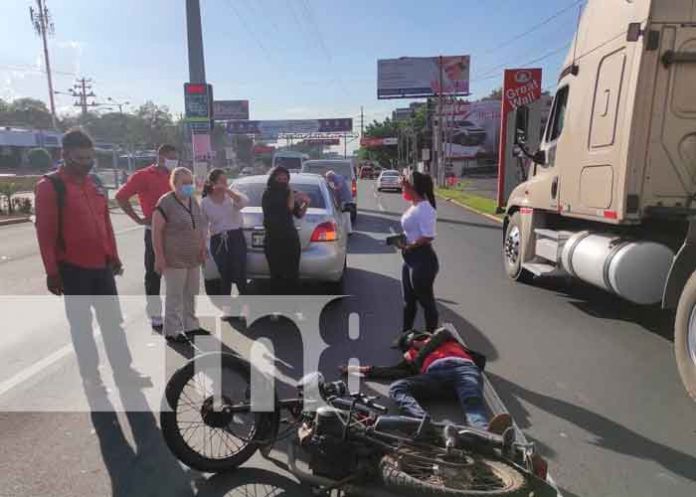 Nicaragua, Managua, accidente , repartidor,